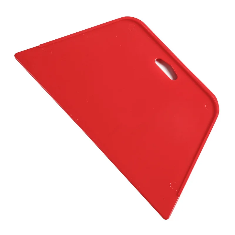 

Manufacturers Direct Selling High Quality Brand New Material Plastic Wallpaper Only Scraper Red Thick Extra-large Trapezoid Tool