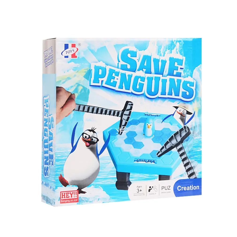 Ледокол настенные игрушки Beat Penguin Пингвин настольные игры родитель-ребенок интерактивные развивающие игрушки подарки