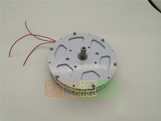 

300 watts small low speed low resistance disc coreless permanent magnet generator high efficiency wind hydraulic