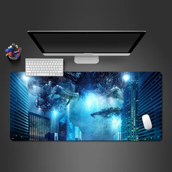

Alien Spacecraft Invasion Of Human City War Mouse Pad High Quality New Washing Wear-Resistant PC Gaming Computer Mouse Pad