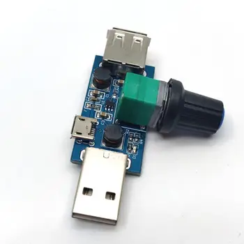 

DC 5V Micro USB Fan Governor Wind Speed Controller Air Volume Regulator Cooling Mute Multifunction Noise Reduction Switch Module