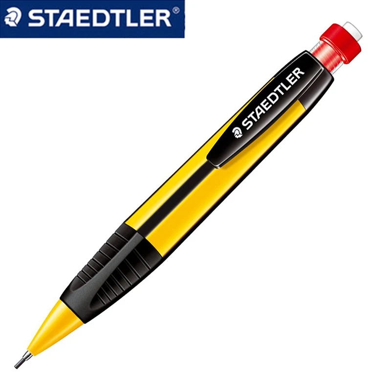 staedtler lápis mecânico desenho lápis mecânico escola papelaria material de escritório triângulo lápis haste com borracha