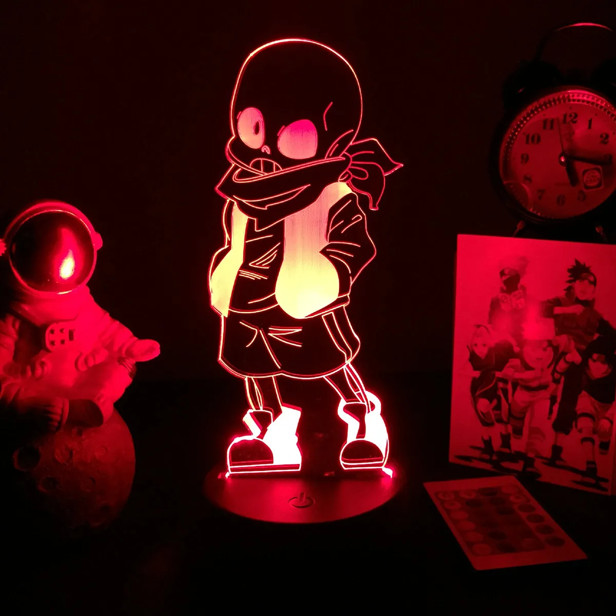 holiday nights of lights Hot Game Undertale LED Table Lamp Figure Sans And Frisk 3D night light for Bedroom Decoration xmas gift anime lamp 3d night light Night Lights