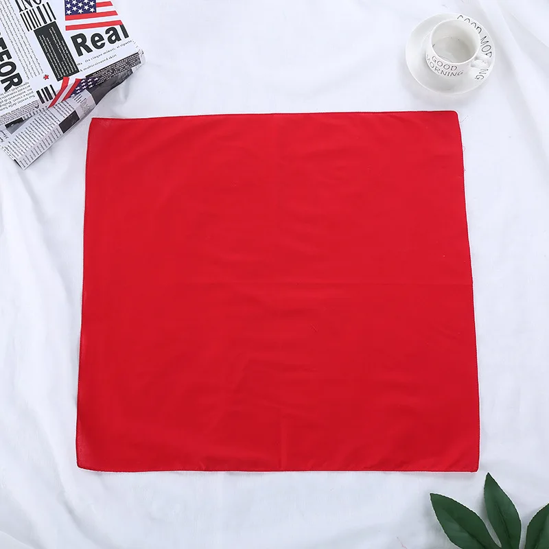Headscarf Cotton Solid Color Kerchief Lady Wild Hair Band Hip Hop Street Scarf Women Neckerchief Square Bandanas bandana headscarf,cotton bandana,multifunctional bandana,bandana neck cover