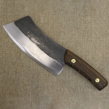

Handmade Kitchen Knife High Carbon Steel Butcher Knife Meat Cleaver Slicing Meat Chinese Knife Bone Cutter Kitchen Accessories