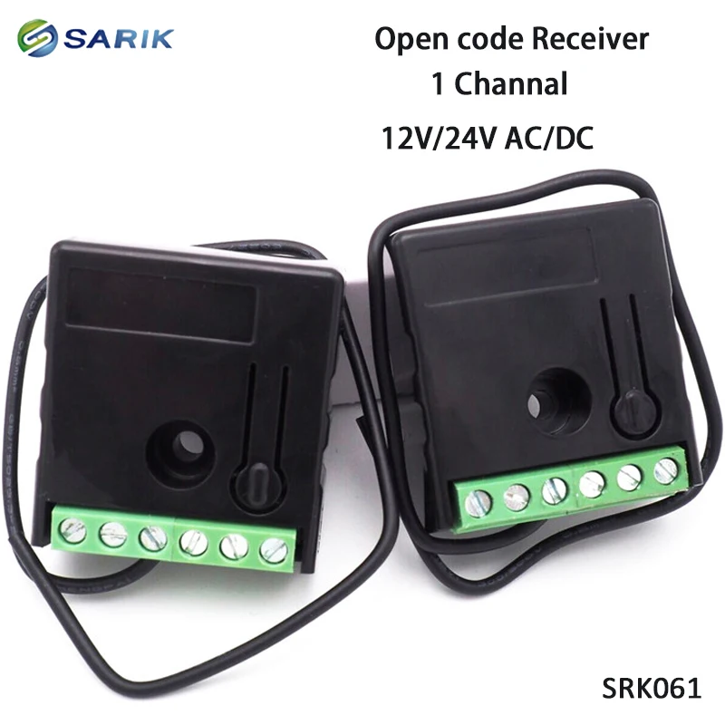 Универсальный 1 канал AC DC 12 V 24 Rolling code 433mhz приемник дистанционного управления|rolling