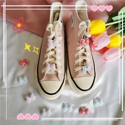 1pcs DIY Bow Shoe Buckle Girls And Children's DIY Shoes Accessories Trend Creative Shoelaces Decorative Shoes Accessories