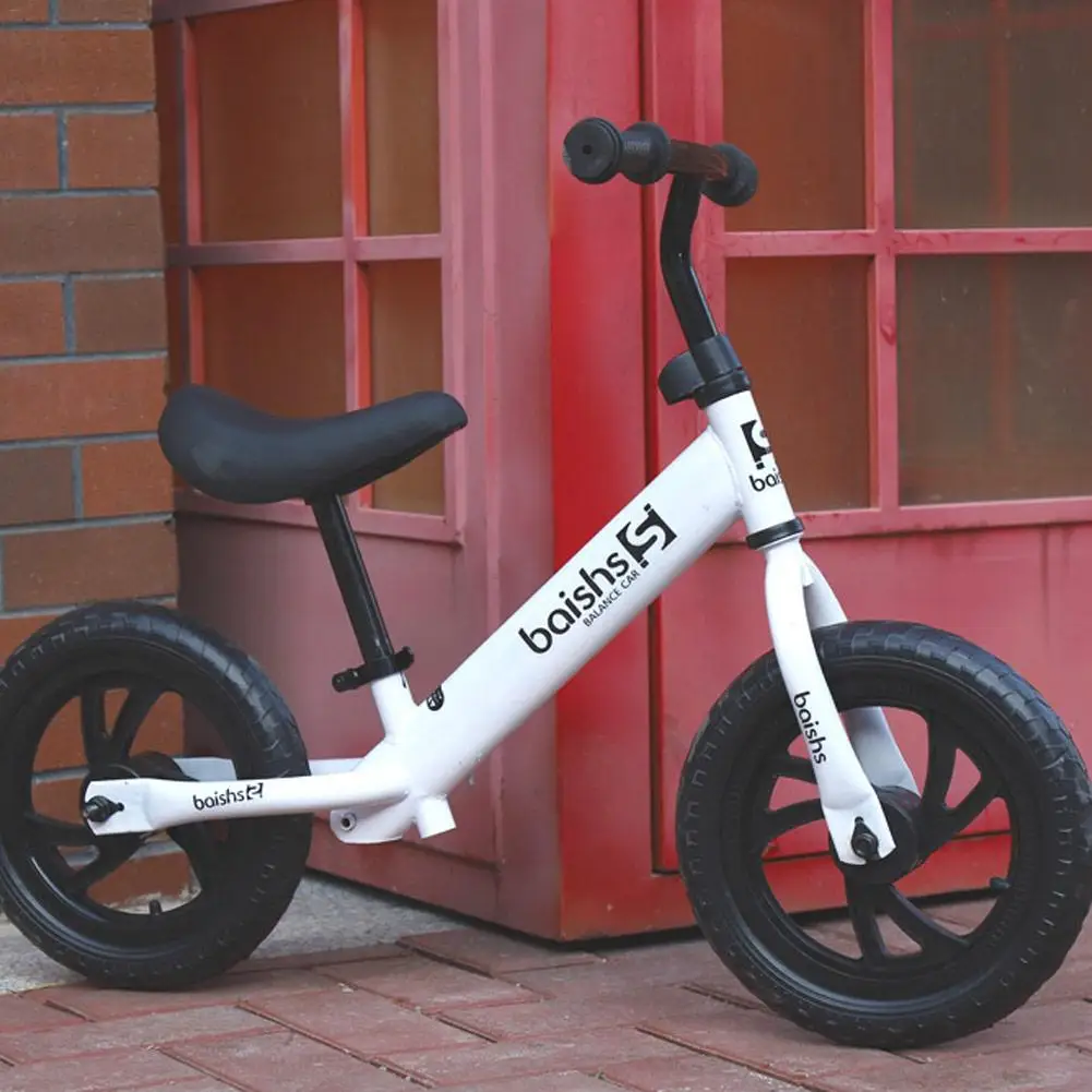 Flash Deal 12" Kids Activity Product Child Kid Balance Bike Scooter Baby Walker Scooter 2-3-6 Years Old Pedal-Free Kids Driving Bike Luge 3 9