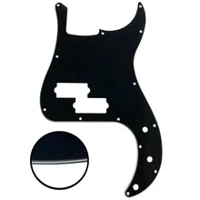 

3Ply 13Holes P Bass Scratchplate Pickguard For PB American Mexican Electric Bass Accessorie Black PVC Scratch Plate Part