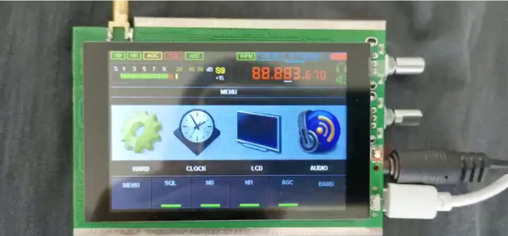 Малахитовый SDR радио 50 кГц-200 МГц Malahit DSP 3 5 дюймов сенсорный экран scsreen