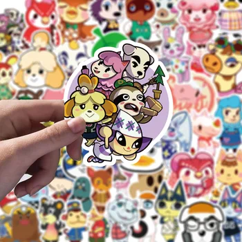 

50PCS Animal Crossing Game Stickers Skateboard Fridge Guitar Laptop Motorcycle Travel Luggage Classic Toy Sticker for Kid Gift