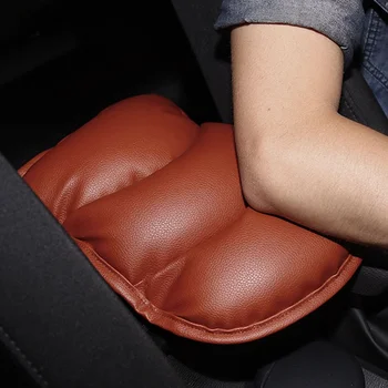 

Universal Car Soft Leather Auto Center Armrest Console Box Cover Armrest Seat Protective Pad Mat Car Arm Rest Top Covers