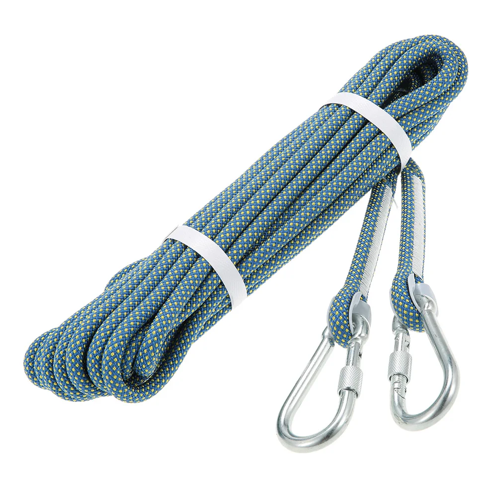 

Lixada 10.5mm * 10m Abseiling Rope Outdoor Safety Professional Rock Climbing Rope Cord Caving Rappelling Survival Auxiliary
