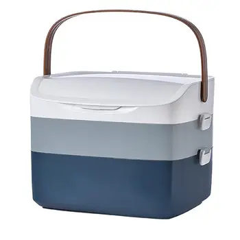 

1 Pc Medicine Case Emergency Case Multilayer Large Capacity Storage Box Medicine Box Medicine Cabinet Pill Box First Aid Case