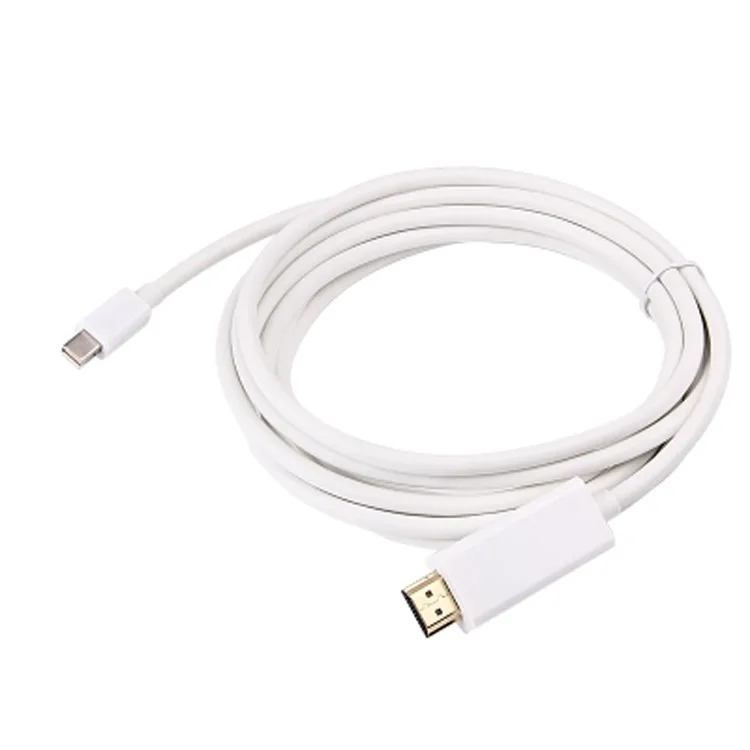 Mini DisplayPort to HDMI (1.8M), Fosmon Mini DP [Thunderbolt Port Compatible] to HDMI Cable Adapter For Surface Pro, MacBook Pro, iMac, Mac Mini - Gold Plated (White) - HD1834: .ca: Electronics