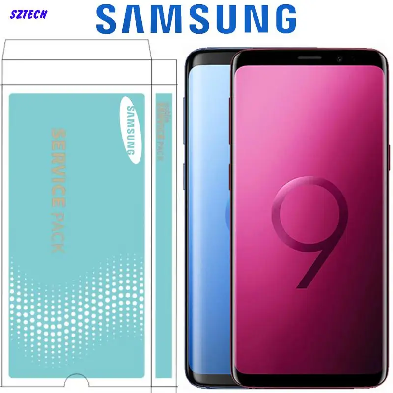 

2960*1440 100% ORIGINAL LCD With Frame For SAMSUNG Galaxy S9 Display S9+ Plus G960 G965 Touch Screen Digitizer With Service Pack