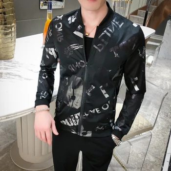 

Hairstyle Division Jacket Sociology Loose Coat Summer Man Chaqueta Hombre Sunscreen Clothes New Fashion Sunscreen Night Clothes