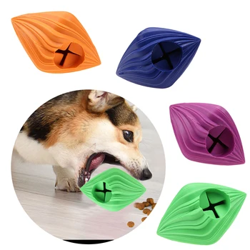 

2 In 1 Pet Food Feed Ball Toys Creative Rubber Bite-Resistant Dog Treat Ball Food Dispenser Ball Pet Feeder Dog Feeding Supplies