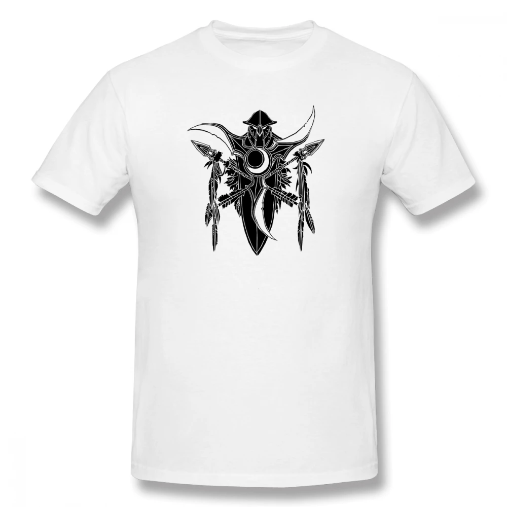 

2019 Men's Basic Short Sleeve T-Shirt 3D Print t shirt World Of Warcraft Night Cotton Funny T-shirt home Top Tees