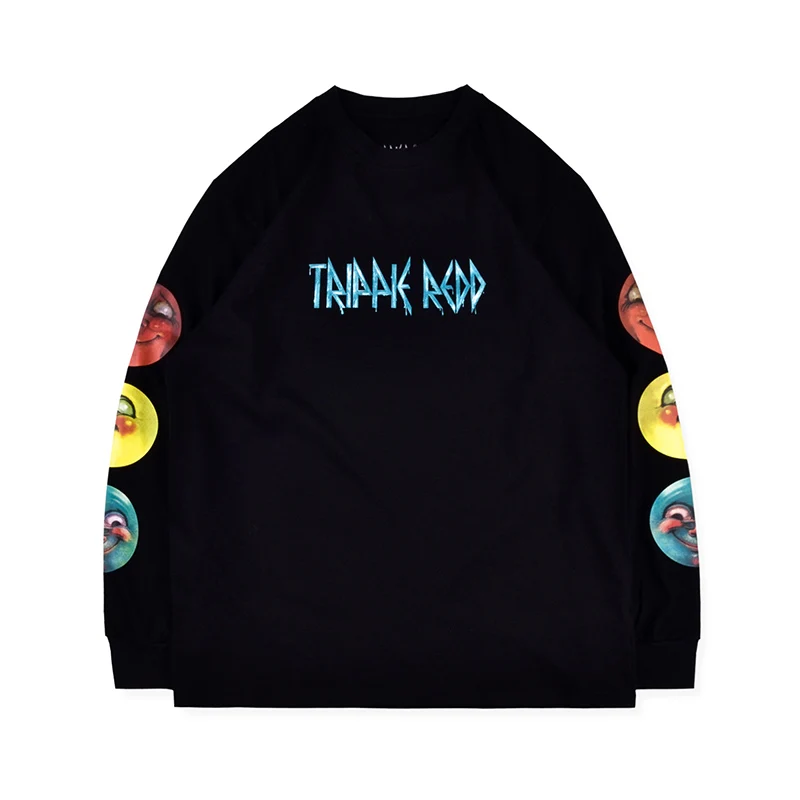 Trippie Redd 1400 Life's A Trip Limited Merch футболка с длинным рукавом для мужчин и женщин уличная свободная футболка пуловер черная футболка