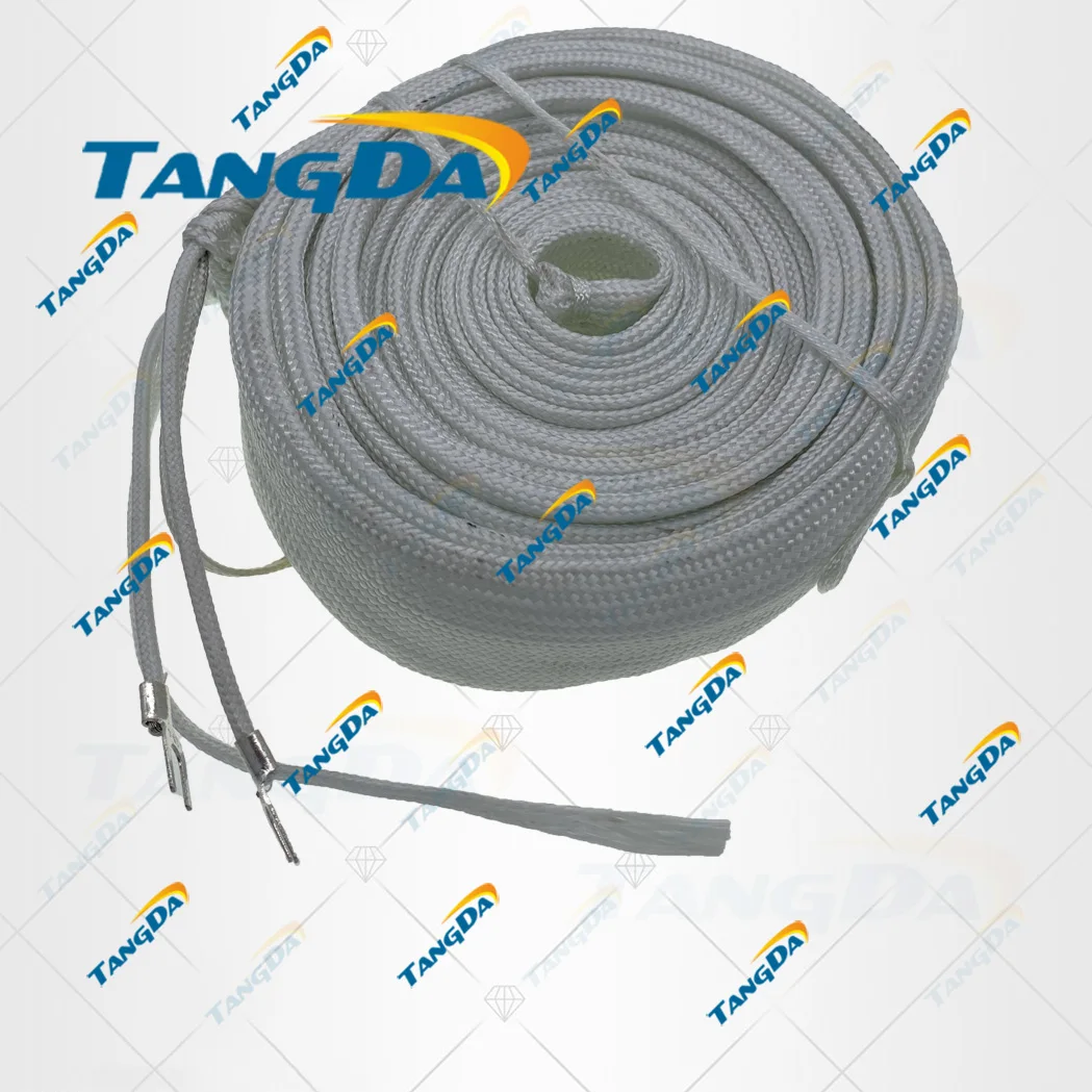 Glass Fiber Heating Tape 220v/230v Width 30Mm 100W/M 250 Temp For Dry Water Pipe Electric Heater Wire Band Belt  Fiberglass V