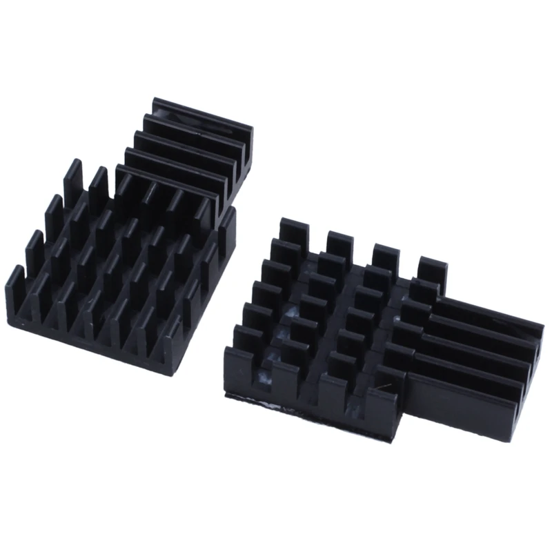 Комплект охлаждающего радиатора из черного алюминия для Raspberry Pi 3 2 Model B + 10