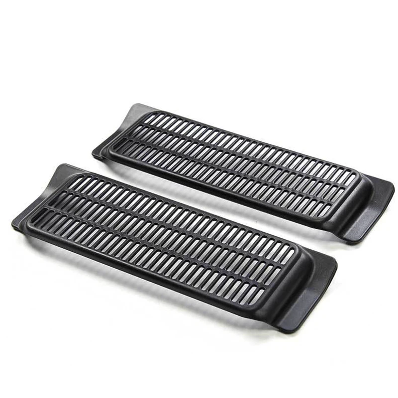 2pcs Car Air Outlet Cover For Tesla Model 3-Under Seat Air Vent Anti-blocking Dust Cover Accessories