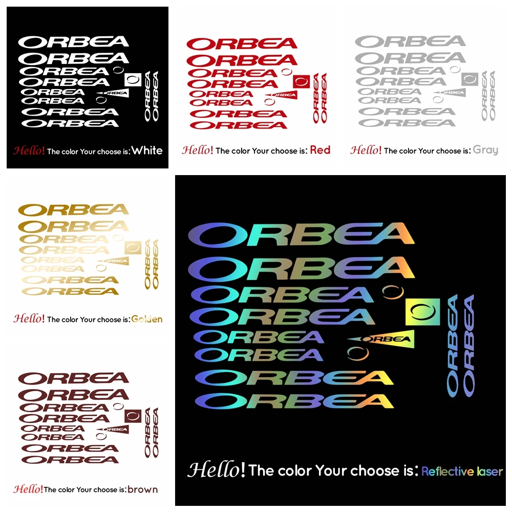 

1set Bicycle Accessories Mtb Sticker Frame Road Bike Cycling Frame Stickers DIY Bike Decorative Stickers Bike Reflective Decals