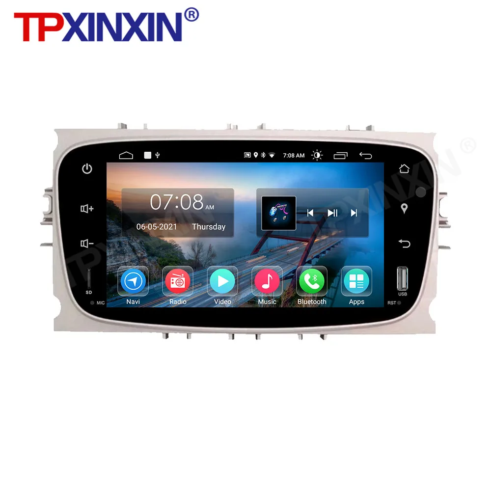 

128GB Android 10 Car Radio For Ford Focus 2009 Multimedia AutoRadio Recorder DVD Player Navigation Stereo GPS 2 din Accessories