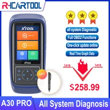 XTOOL A30PRO OBD2 cały System samochodów profesjonalne narzędzie diagnostyczne atomitive skaner kodów ABS Airbag SRS DPF KO CRP429C MK808 MD806