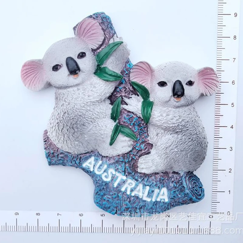 Australia Koala 3D Fridge Magnet - Cute Travel Souvenir & Kitchen Decoration