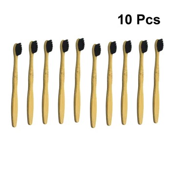 

10pcs Toothbrush Portable Soft Coated Tongue Brushes for Men Adult Women