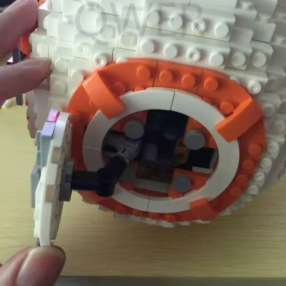 Новинка, 1238 шт., Звездные войны, bb8, технический робот, подходят для звездных войн, фигурки, модель, строительный блок, кирпичи, 75187, для мальчиков, подарочный набор, игрушка для детей