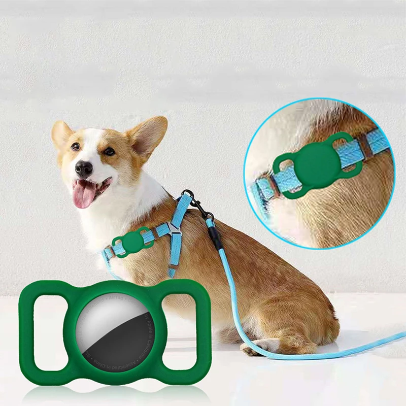 dolor de estómago apretón Legibilidad Funda protectora de silicona para mascotas, accesorio Compatible con Apple  Airtag, localizador GPS, Collar para perros y gatos, 1 unidad|Collares| -  AliExpress