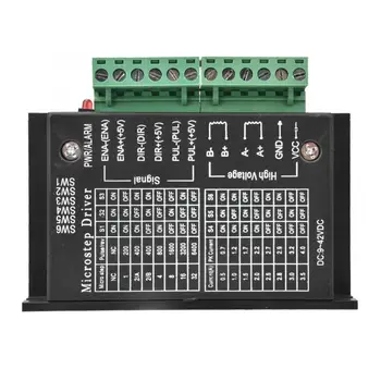

Stepper Motor Driver Aluminum High Optical Isolation TB6600 NEMA 17/23/34 4.0A 42VDC servo driver