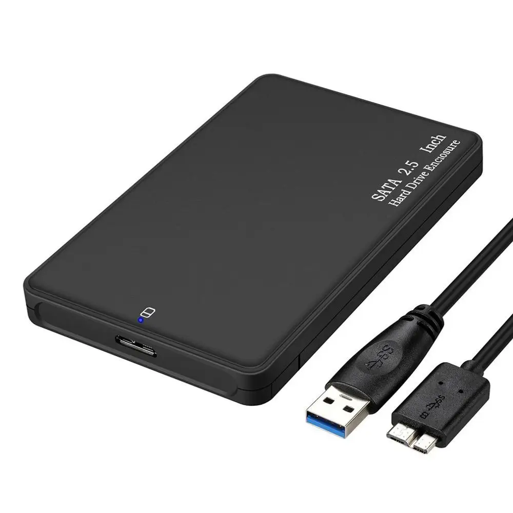 2,5 дюймовый HDD SSD чехол Sata к USB 3,0 адаптер 5 Гбит/с жесткий диск корпус Поддержка 2 ТБ HDD диск для Windows Mac OS