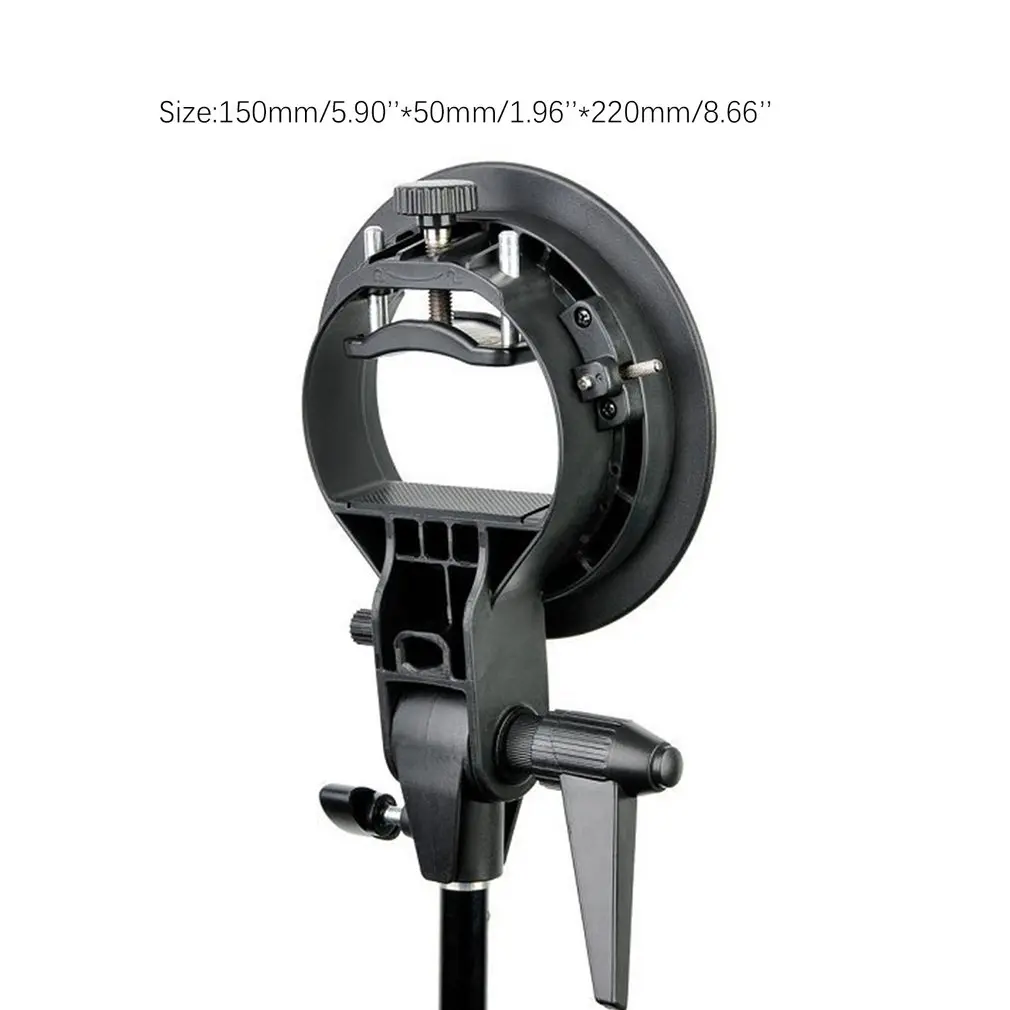 Для крепления камеры держатель s-типа кронштейн Bowens для вспышки Speedlite Snoot Softbox YN568 держатель Unversal использование