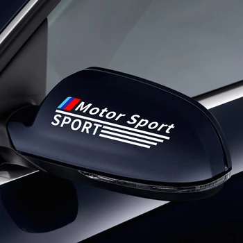 

For BMW E90 E60 E46 E39 E87 E36 E92 E91 E34 F30 E10 F20 F30 G30 X1 X3 X5 2 PCS Car Rearview Mirror Stickers Car Accessories