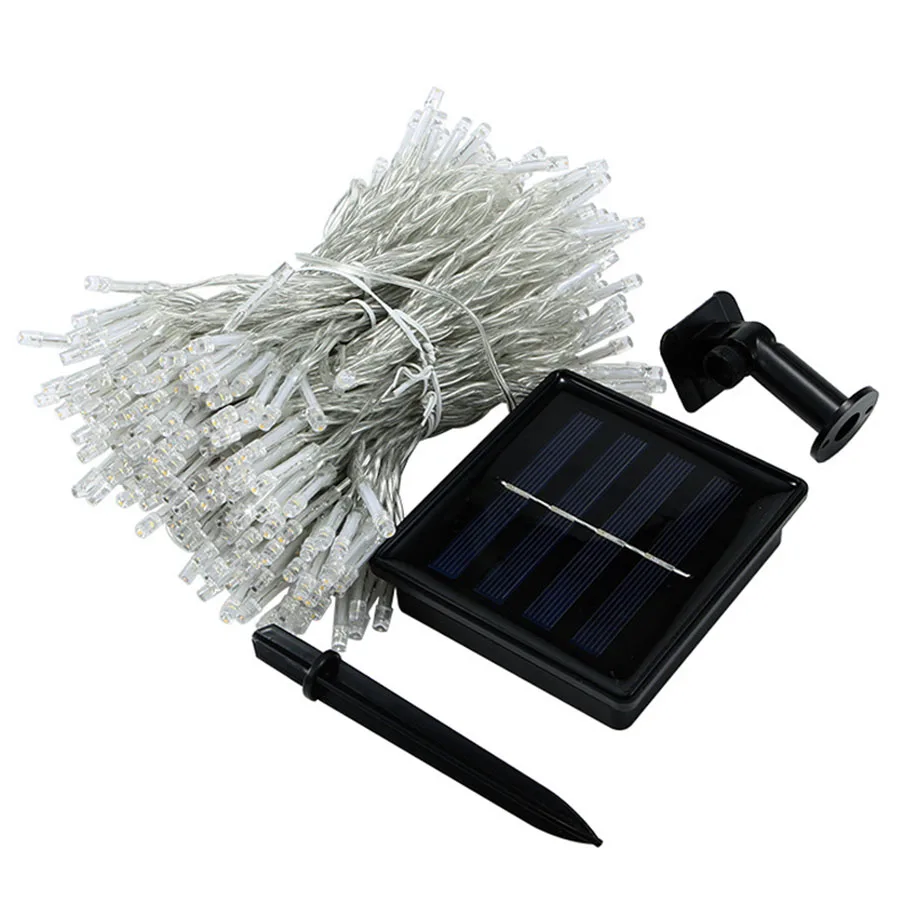 Thrisdar 2x 3M/3x 3M светодиодный светильник на солнечной батарее, гирлянда для рождественского сада, гирлянда, сказочный светильник, оконная занавеска, светильник-сосулька