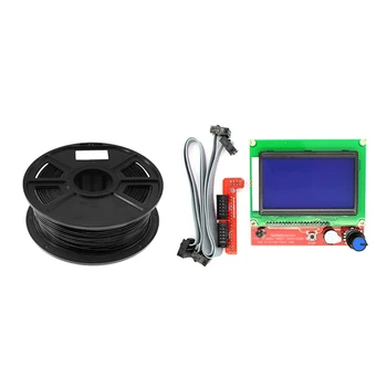 

1 Set LCD Ramps Smart Parts Controller Control Panel & 1 Roll 1Kg-Pla 1.75Mm 3D Filament 1.75 Impressora 3D Filament
