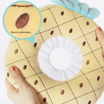 Pet Cat E-Collar Recovery Cone Protection Collar Adjustable Cotton Blends Neck Recover Collar Printed Elizabeth Circle for Cat 6