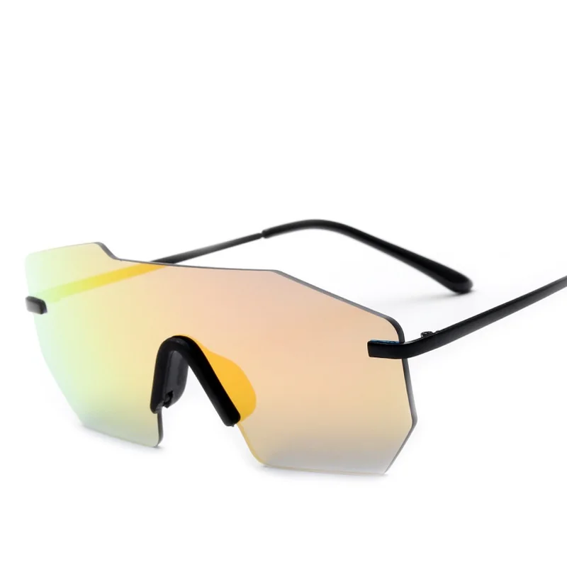 Велосипедные солнцезащитные очки, велосипедные очки, мужские Модные солнцезащитные очки, цельные очки для верховой езды, металлические спортивные солнцезащитные очки, велосипедные очки