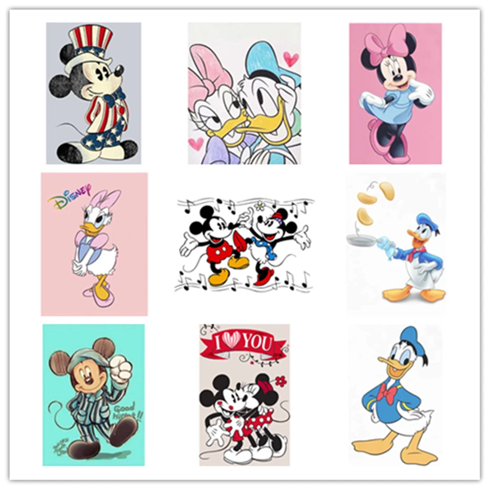 

Disney Cartoon Donald Duck Mickey Mouse Wall Art Canvas Painting Nordic Posters and Prints Wall Pictures for Living Home Decor
