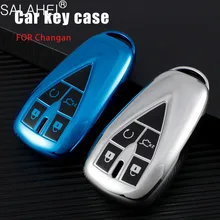 Weiche TPU Auto Schlüssel Abdeckung Fall Für Changan CS75PLUS 2020 CS35 PLUS Cs35plus CS55PLUS Schlüssel Halter Shell Innen Zubehör