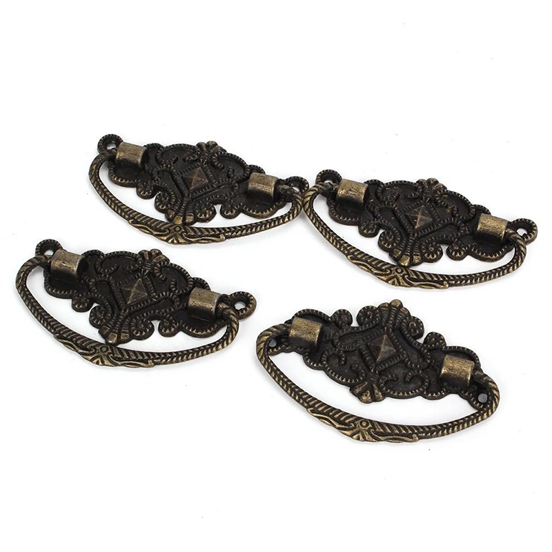 

Upholstery Bronze Decorative Furniture Pull Handle Europe Furniture Button Vintage Pack of 4