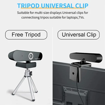 

1080P Webcam with Mic Stream Webcam Computer Camera for PC Laptop Video Conferencing Recording Streaming ND998