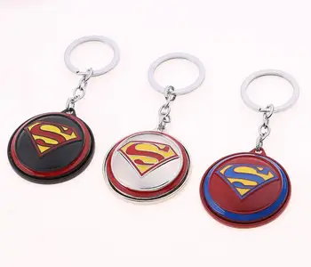 

The Avengers Key Chain Superman Shield Keychains, Super Man Keyring Keychain Key Holder For Fans (3 Colors)
