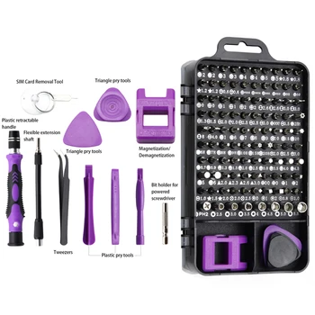 

Drop 115/25 in 1 Screwdriver Set Multi-function Chrome Vanadium Steel Screwdriver For Electronic Device Repair Tools Bit