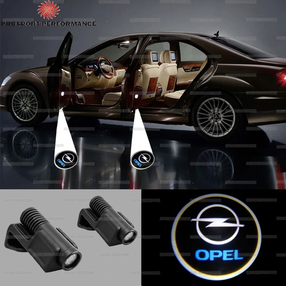 de montado en la puerta del coche, accesorios de proyección de decoración