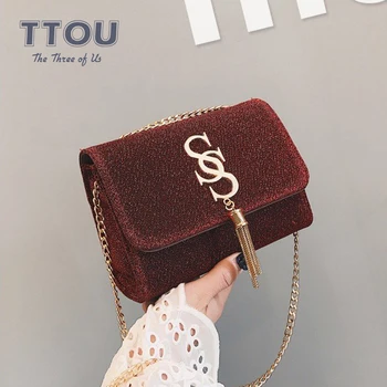 

Fashion Glitter Women Handbag Luxury Sparkling Party Evening Envelope Clutch Bag Lady Tote Shoulder Crossbody Design Chain Bags